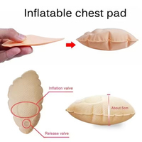 Inserts de soutien-gorge gonflables invisibles et ajustables à prix réduit pour rehausser et épaissir la poitrine, idéaux pour les maillots de bain et les mariages