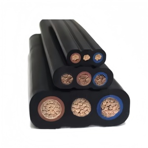 Câble de pompe submersible <span class=keywords><strong>JHS</strong></span> haute résistance à l'usure, câble électrique de pompe à eau sous-marine isolé en caoutchouc à 2/<span class=keywords><strong>3</strong></span>/4 conducteurs - Product Image 4