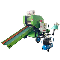 Máquina Briquetadora de Tallo de Maíz y Heno Totalmente Automática, Máquina Empacadora de Ensilaje