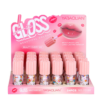 Eau Lumière Brillant À Lèvres Hydratant Transparent Bonbons Perles Miroir Fruit Cristal Huile À Lèvres Clair Hydratant Repulpant Brillant À Lèvres