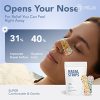 Bandes nasales anti-ronflement extra larges avec impression de logo personnalisé, patch nasal sans latex pour adultes, sommeil et sport, vente en gros