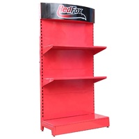 Étagère de présentation murale en métal perforé sur mesure pour usage commercial, support robuste pour marchandises, outils, produits artisanaux et exposition