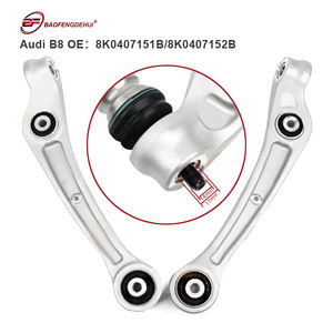 Kit suspensi depan, 14 buah lengan lurus Horizontal batang tarik bola sendi kontrol lengan set untuk Audi A4L B8 8K0407151B - Product Image 3
