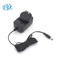 Adaptateur secteur AC/DC 100-240V 50-60Hz, prise multiple, FCC ETL ROHS CB CE SAA RCM, 12W 10W 9W 5W, alimentation DC12V 1A