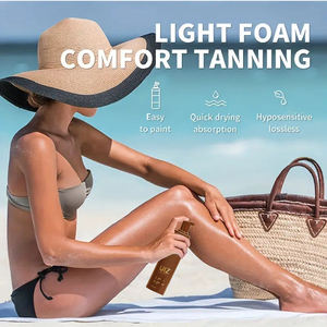 <span class=keywords><strong>Mousse</strong></span> de bronzage sans soleil autobronzante longue durée rivage sablonneux protection UV lotion en <span class=keywords><strong>mousse</strong></span> de bronzage fabricant de gants d'application - Product Image 3