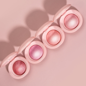 OEM Natürlicher Langanhaltender Veganer Tierversuchsfreier Rouge Rosa Tint Wangen-Hybrid-Puder-Creme Gebackene Rouge-Palette - Product Image 1