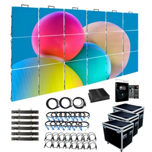 Mur vidéo LED de location facile à installer P2.5 P2.9 P3.91 7680Hz, écran LED extérieur étanche pour scène de concert et toile de fond d'événement - Product Image 1