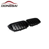 Grille de pare-chocs avant double lamelles noir brillant en plastique ABS injecté industriellement, compatible avec BMW X3 G01 G08 X4 G02 2019-2021