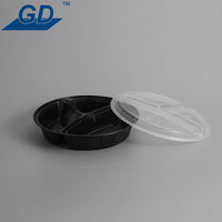 Boîtes de transport en plastique personnalisées Boîtes jetables portables à compartiments multiples et peu encombrantes