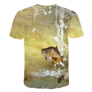 <strong>Fish</strong> Print Sublimation <strong>t</strong> <strong>Shirts</strong> Blank Sublimation <strong>Shirt</strong> Digital Print Design Short Sleeve <strong>Shirt</strong> - Product Image 6