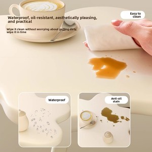 Tavolino Laterale in Stile Wabi-sabi, Tavolino da Caffè in Metallo, Nuovo Design 2024, Multifunzionale per Soggiorno, Camera da Letto, Piccoli Appartamenti - Product Image 4