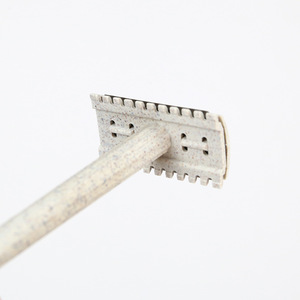 Maquinilla de afeitar manual de paja de trigo, fácil de limpiar, desechable, adecuada para viajes en hoteles y uso transfronterizo, maquinilla de afeitar vintage. - Product Image 2