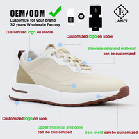 LANCI Chaussures en gros Fabricants de baskets Personnalisées Designer Sport Hommes Luxe Chaussures de marche Baskets à lacets Logo personnalisable