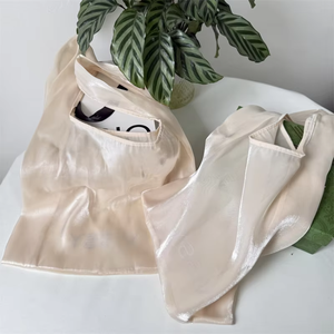 Custom Logo Full Colors Shiny Organza Tote <b>Bag</b> Environmental Protection Organza Large Shopping <b>Bag</b> for Gifts - Product Image 3
