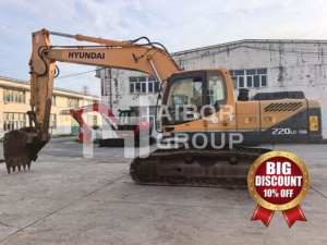 중고 현대 R220-9S 유압 크롤러 굴삭기 오리지널 한국산 22톤 고속도로 건설용 중고 현대 R220-9S 굴삭기 - Product Image 2