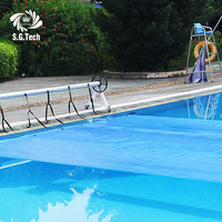 Outil et accessoire pour couverture de piscine amovible à rouleaux manuels en PE de Water Crown Factory, pour utilisation avec une couverture en film, Guangdong