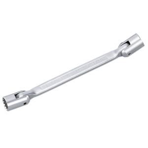 Clé à douille double articulée HONIDRIVER avec tête universelle pour opérations de serrage d'écrous multi-angles - Product Image 1