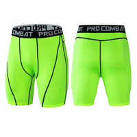 Shorts de compression personnalisés de haute qualité pour hommes – Couche de base pour l'entraînement et le fitness