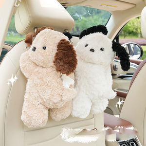 Boîte à mouchoirs de voiture en peluche de dessin animé fournitures intérieures porte-papier suspendu cadeaux de voiture - Product Image 2