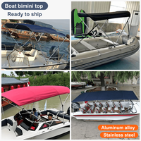 Housses de bateau gonflables personnalisées en toile marine 420D ultra-résistantes pour yachts géants de 12, 14, 20, 22, 23, 24 et 17-19 pieds, imperméables