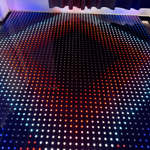 1,6 Fuß * 1,6 Fuß/50*50cm Kabel gebundene drahtlose Hot Selling RGB LED-Tanzfläche Magnetische digitale LED-Tanzfläche Matte für Hochzeits feier - Product Image 6