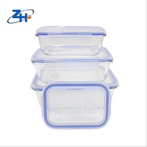 En çok satan yemek kabı seti cam gıda özel saklama kabı cam yemek hazırlık sunar ZHGB-071 temizle cam Tupper 2-3 adet - Product Image 2