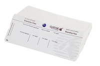 Papier d'embarquement vierge personnalisé, échantillon gratuit, papier thermique imprimé flexo