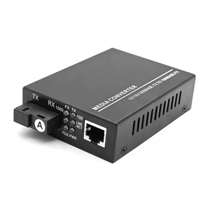 Gigabit SM 1310/1550 нм 3 км одномодовый одноволоконный медиаконвертер оптический сетевой коммутатор - Product Image 1