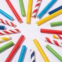 Pailles à boire en papier personnalisées, jetables, de qualité alimentaire, écologiques, biodégradables, non toxiques, recyclables, couleur or, taille personnalisable, résistantes à l'huile