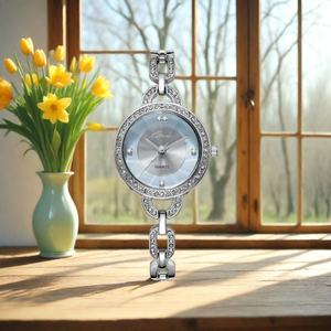 Reloj de Cuarzo para Mujer con Logotipo Personalizable, Correa Delgada de 20.8mm, Caja Resistente al Agua 3ATM, Movimiento Japonés Pequeño, Joyería Elegante - Product Image 4