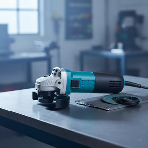 Micro moteur industriel en cuivre pur sans fil, design ergonomique, interrupteur <span class=keywords><strong>à</strong></span> glissière, <span class=keywords><strong>meuleuse</strong></span> d'angle pour carrelage, coupe et rainurage - Product Image 1