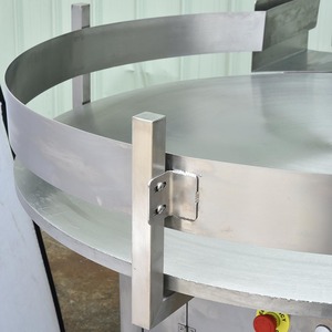 Système de collecte de bouteilles rondes et carrées automatique en acier inoxydable de haute qualité, plateau tournant électrique avec garantie d'un an - Product Image 5
