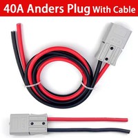 Câble Andersen 12AWG avec prise 40A, courant élevé, câble de connexion pour faisceau de câblage 10AWG pour charge de batterie 3,4/5,2 mm²