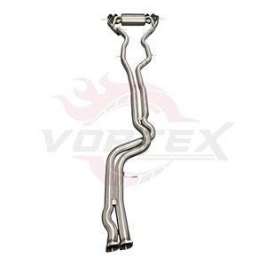 ท่อไอเสีย Vortex Austenitic SS304 สำหรับ BMW M3 F80 M4 F82 3.0T S55 พร้อมท่อวงแหวนความยาวเท่ากันแบบ Quad Black Tips ชุดต่อท่อแบบ Mod U - Product Image 2