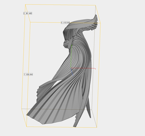 JingYue Sculpture de décoration abstraite imprimée en 3D personnalisée Artisanat en résine fait à la main pour le salon Hôtel Villa <span class=keywords><strong>Club</strong></span> Décor - Product Image 2