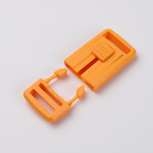 Orange Plastic Snap Buckles 25mm Rectangle <b>Webbing</b> Connectors For Bags Clothing Accessories - Product Image 2