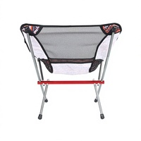 Chaise de jardin pliante moderne tout en aluminium à dossier bas, durable, ultralégère, en tissu Oxford, pour le camping en plein air, la plage, la pêche