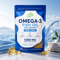 Capsules de Gel Doux d'Huile de Poisson Oméga-3 DHA+EPA en Gros (OEM/ODM) – Complément Alimentaire pour le Cœur et le Cerveau – Marque Privée – Usine Chinoise