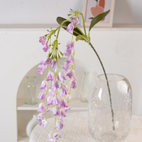 Lonceng Angin Bunga Lily of the Valley Buatan; Dekorasi Gantung untuk Aula Pernikahan, dan Rangkaian Bergaya Monet; Dekorasi Rumah