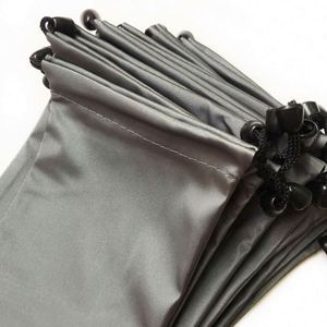 Nouvelle pochette de rangement de luxe personnalisée avec logo, sac à cordon en satin de soie pour perruques, extensions capillaires et mèches de cheveux - Product Image 3