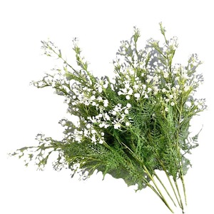 Rama de aliento de bebé de plástico artificial de alta calidad <span class=keywords><strong>al</strong></span> <span class=keywords><strong>por</strong></span> <span class=keywords><strong>mayor</strong></span> con hojas flores de Gypsophila para decoración de boda fiesta en casa - Product Image 6