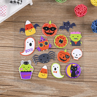 Personnalisé Joyeux Noël 3D Bulle Autocollant Gonflé Déco Halloween Journal Scrapbook Planificateur PVC Autocollants Pack Pour Enfants Artisanat Cadeau