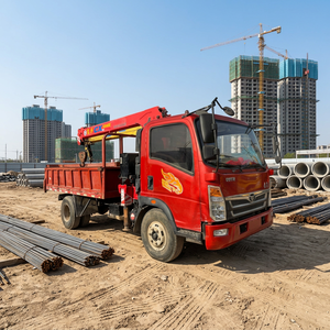 Grúa de Carga para Camión de 5T Confiable con Radio de Trabajo de 8.6m, Caja de Carga de 3.5m y Giro de 360° °   Rotación para Carga de Mercancías en Obras de Construcción - Product Image 4