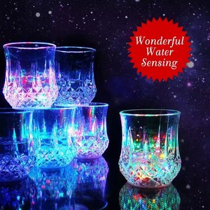 Luminous LED Flashing Glowing <b>Drinking</b> <b>Cup</b> Water Liquid Activated Light up Wine Glass <b>Cup</b> Mug Festival Party Bar Home Decor - Product Image 3