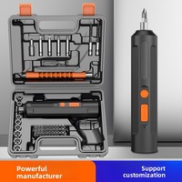 Tournevis électrique rechargeable à batterie lithium, moteur 1103, mini perceuse compacte de type pistolet, 350 tr/min, garantie 6 mois, usage domestique