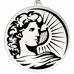 Collar con colgante de <span class=keywords><strong>Apolo</strong></span>, joyería de acero inoxidable de mitología griega antigua, collar pagano - Product Image 2