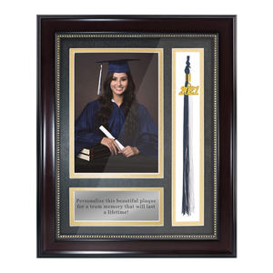 Mondon OEM ניתן להתאמה אישית סִגְנוֹן A4 PS מסגרת תמונה לתעודת סיום עם מחזיק ציצית - Product Image 2