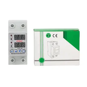 63A 40A 220V Adjustable Over Under Voltage Protector Single Phase Automatic Voltage Stabilizers Protector