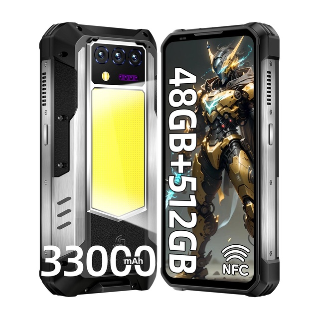 Global Version Oukitel Wp100 Titan Projector Rugged Phone 12gb+512gb 33000mah 200mp Camera 6.8 Inch Android 14 Octa Core phones