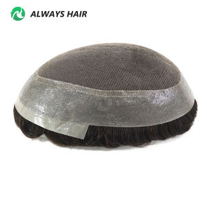 DURA Asutralia - 5 Polegadas Homens Toupee Cabelo Humano Rendas e PU Base de Cabelo Curto Patch Peruca Para Homens 6 Tamanho Cabelo Prótese Homem - Product Image 4